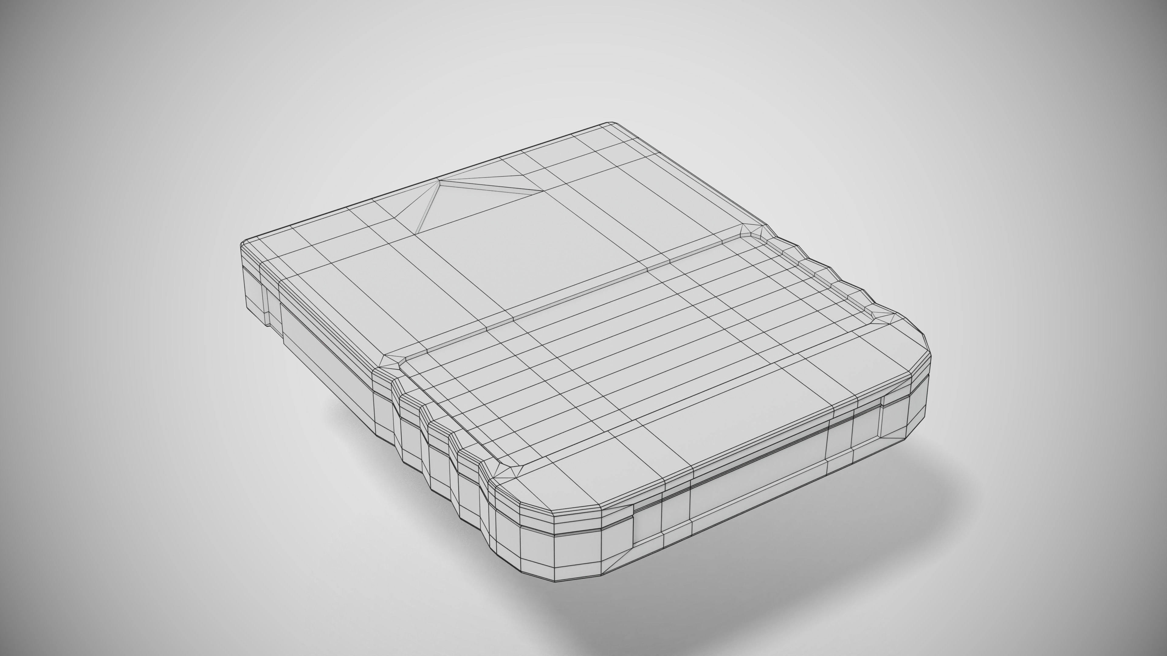 Sony PlayStation PS1 SCPH-1002 Low-poly 3D model_43