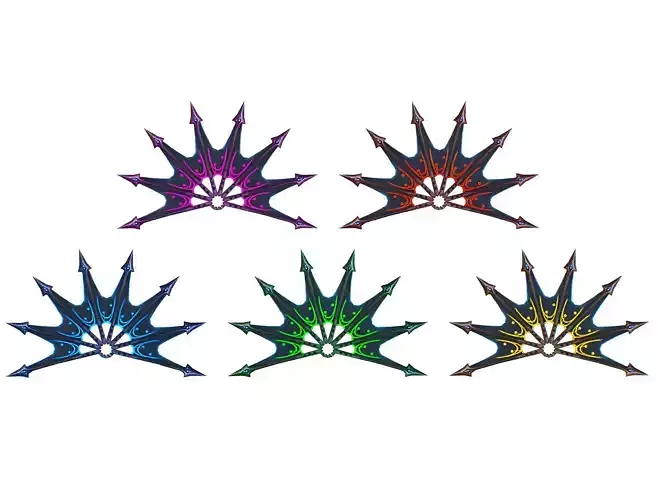 a Set of Fan Weapons