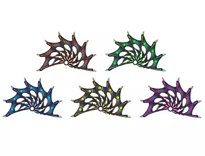 a Set of Fan Weapons
