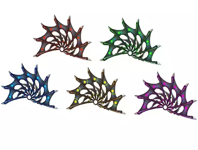 a Set of Fan Weapons