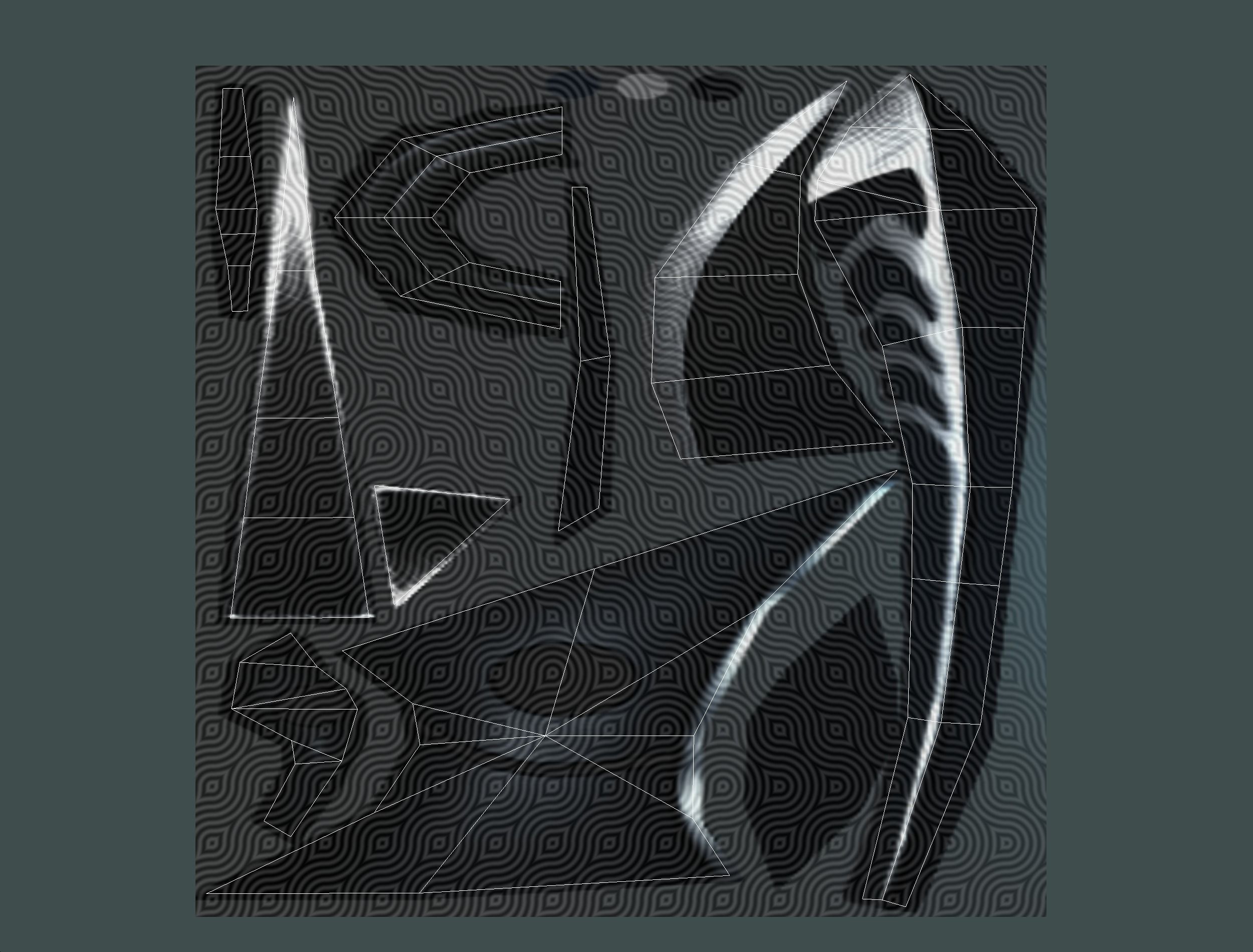 a Set of Fan Weapons Low-poly 3D model_21