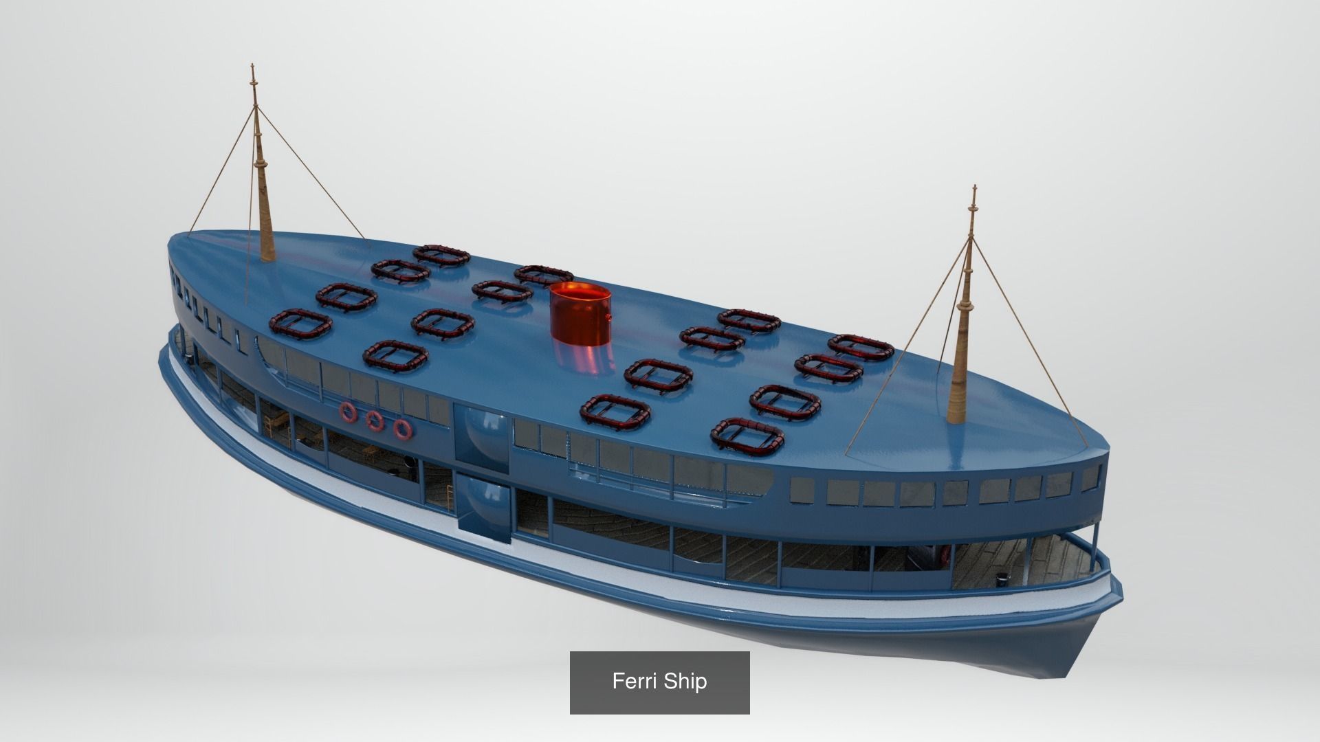 32 Model Means of transport Pack 3d LowPoly 3D Model Collection_6