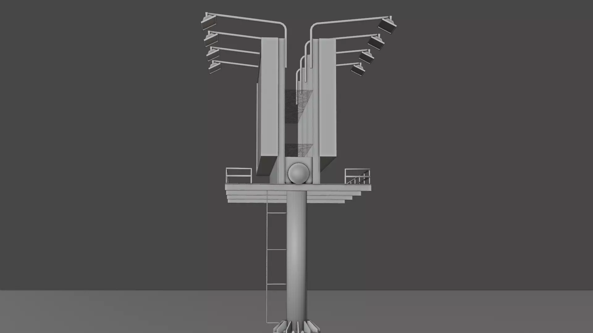 Street Billboards 3D model_0