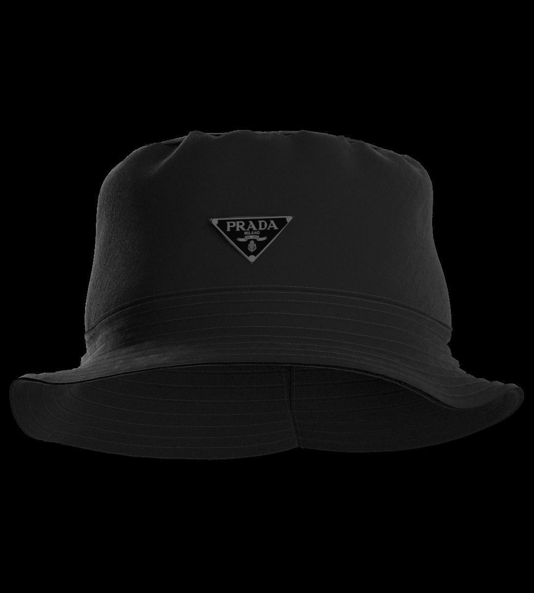 Bucket hats by Prada and Jacquemus made with Clo3D 3D model_7