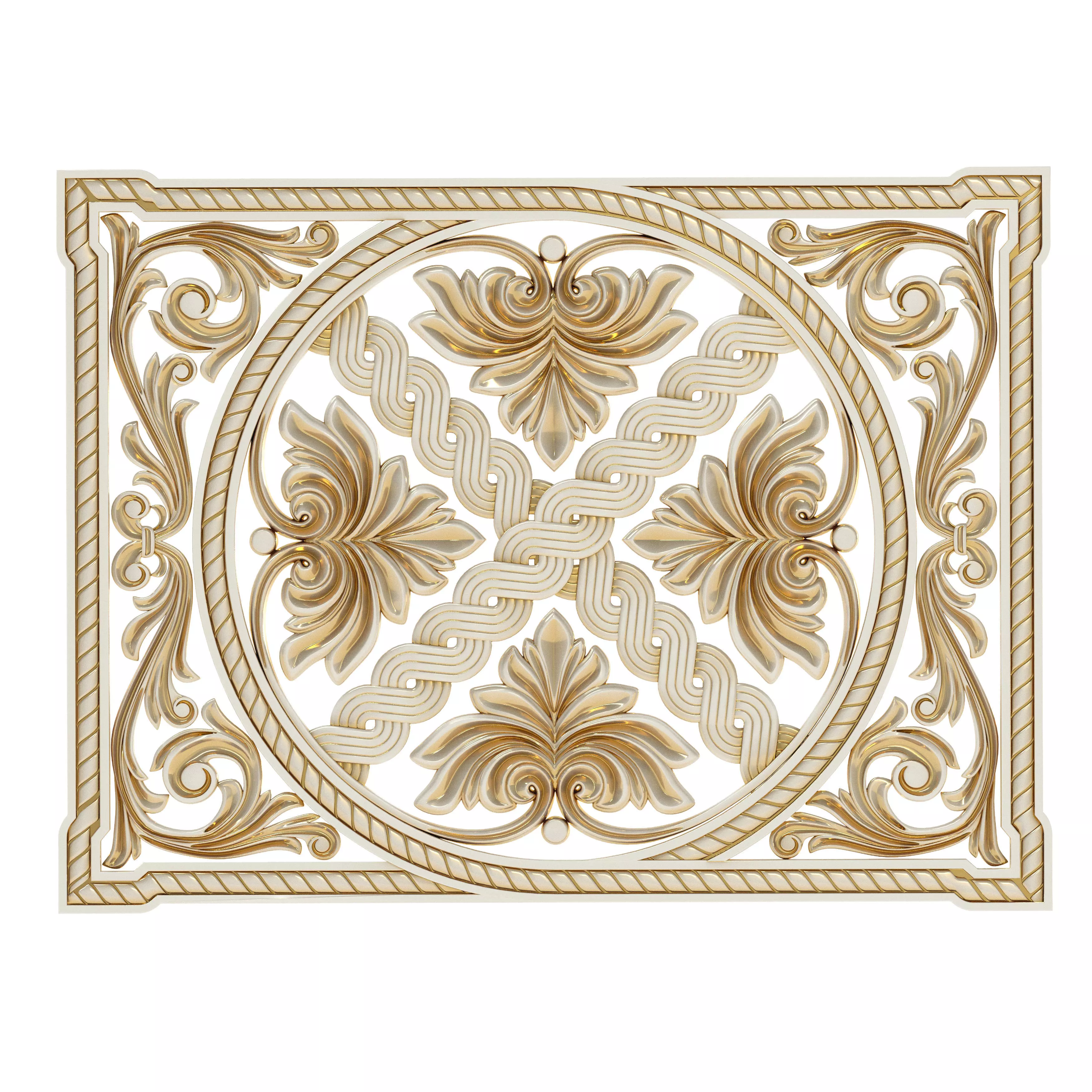 Carved decor 3 3D model_0