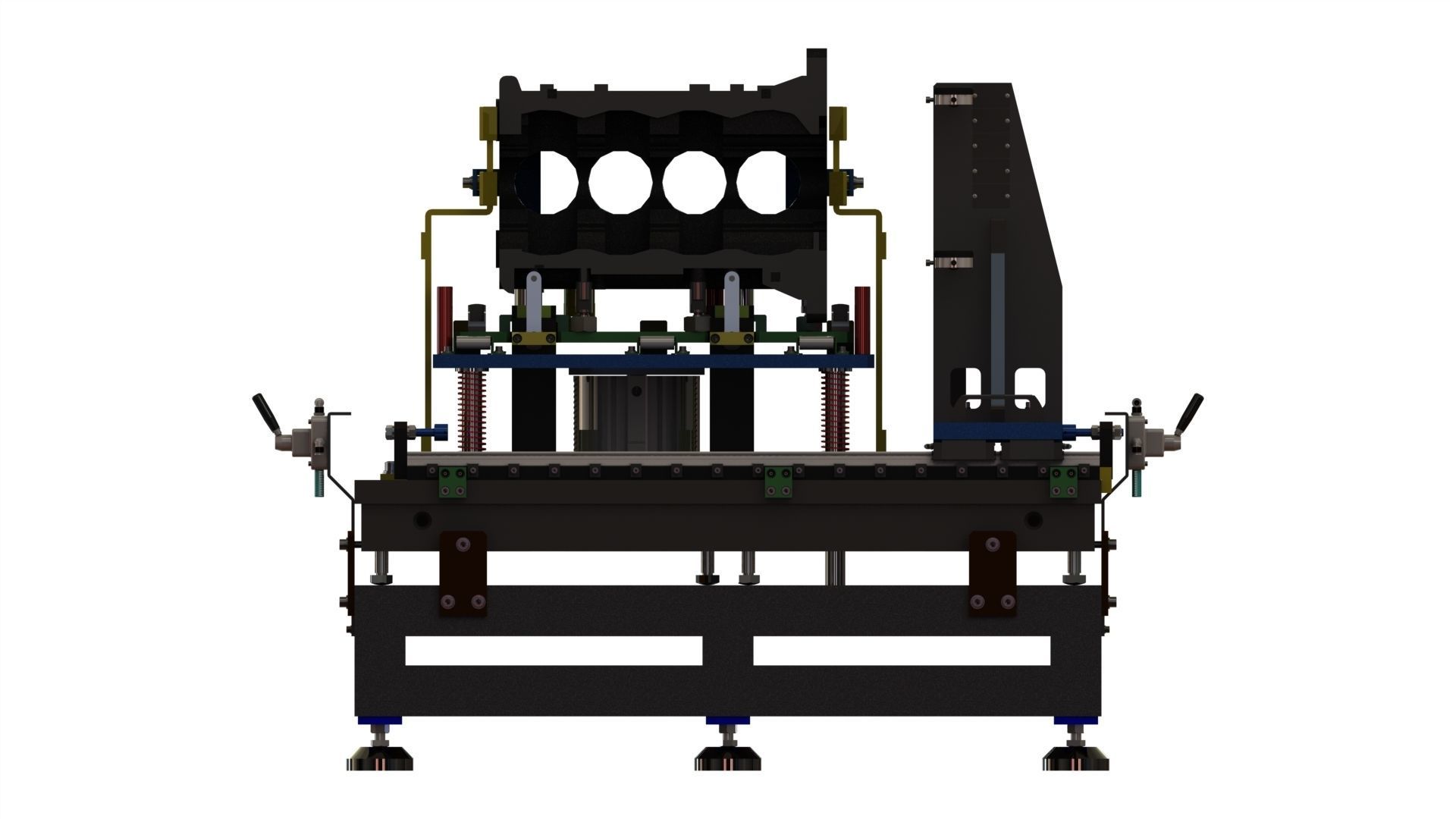 Position Checking Gauge for Cylinder Block 3D model_3