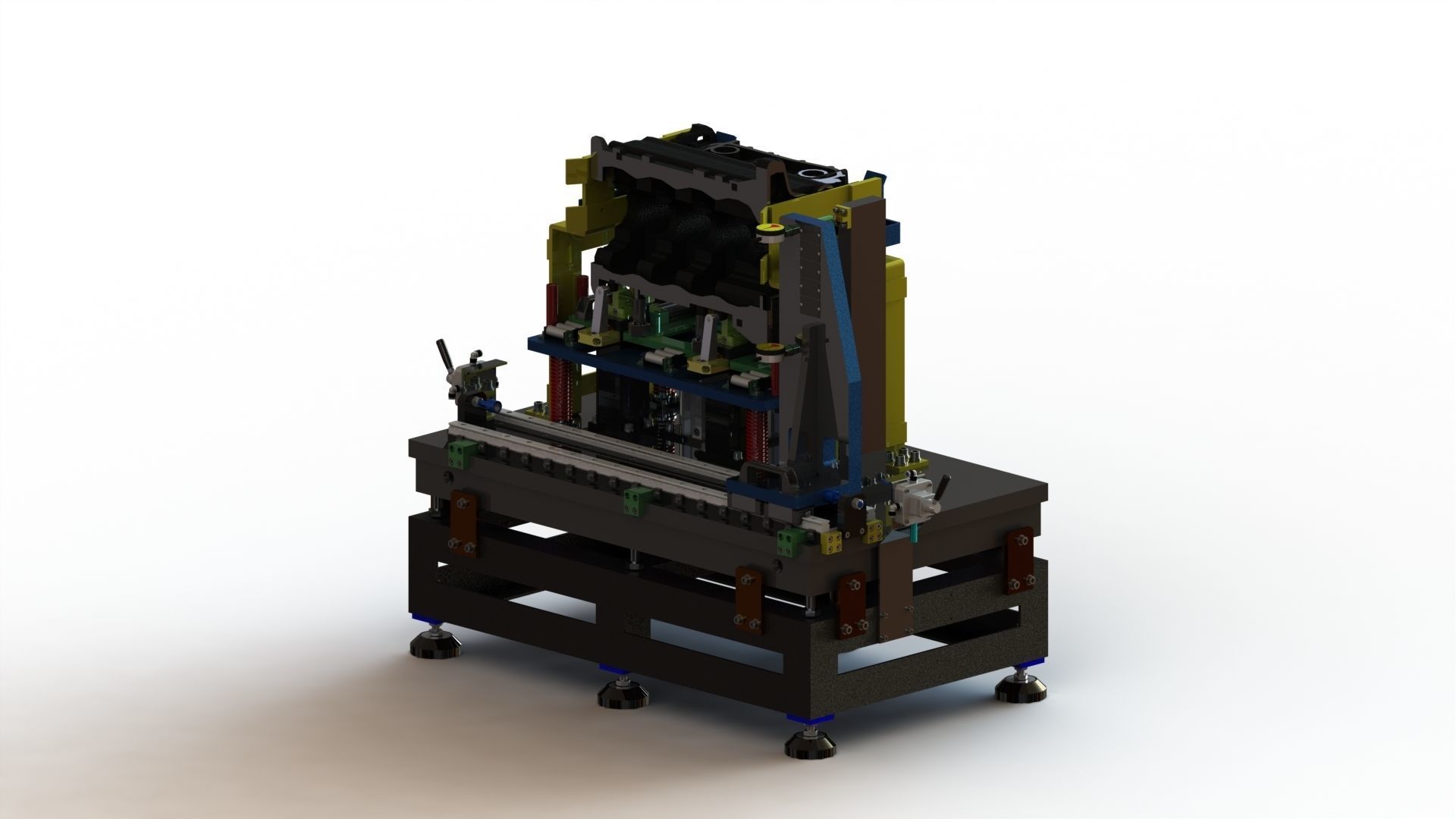 Position Checking Gauge for Cylinder Block 3D model_4