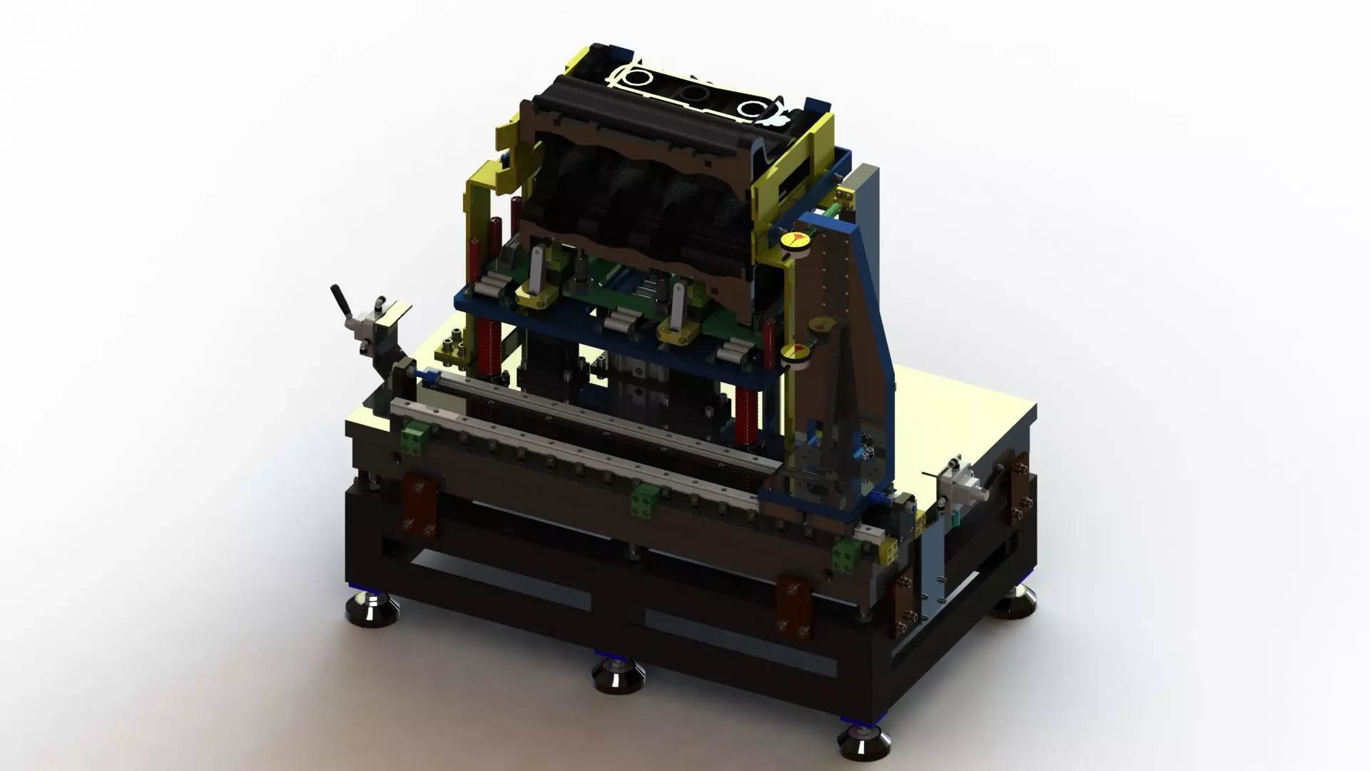 Position Checking Gauge for Cylinder Block 3D model_0