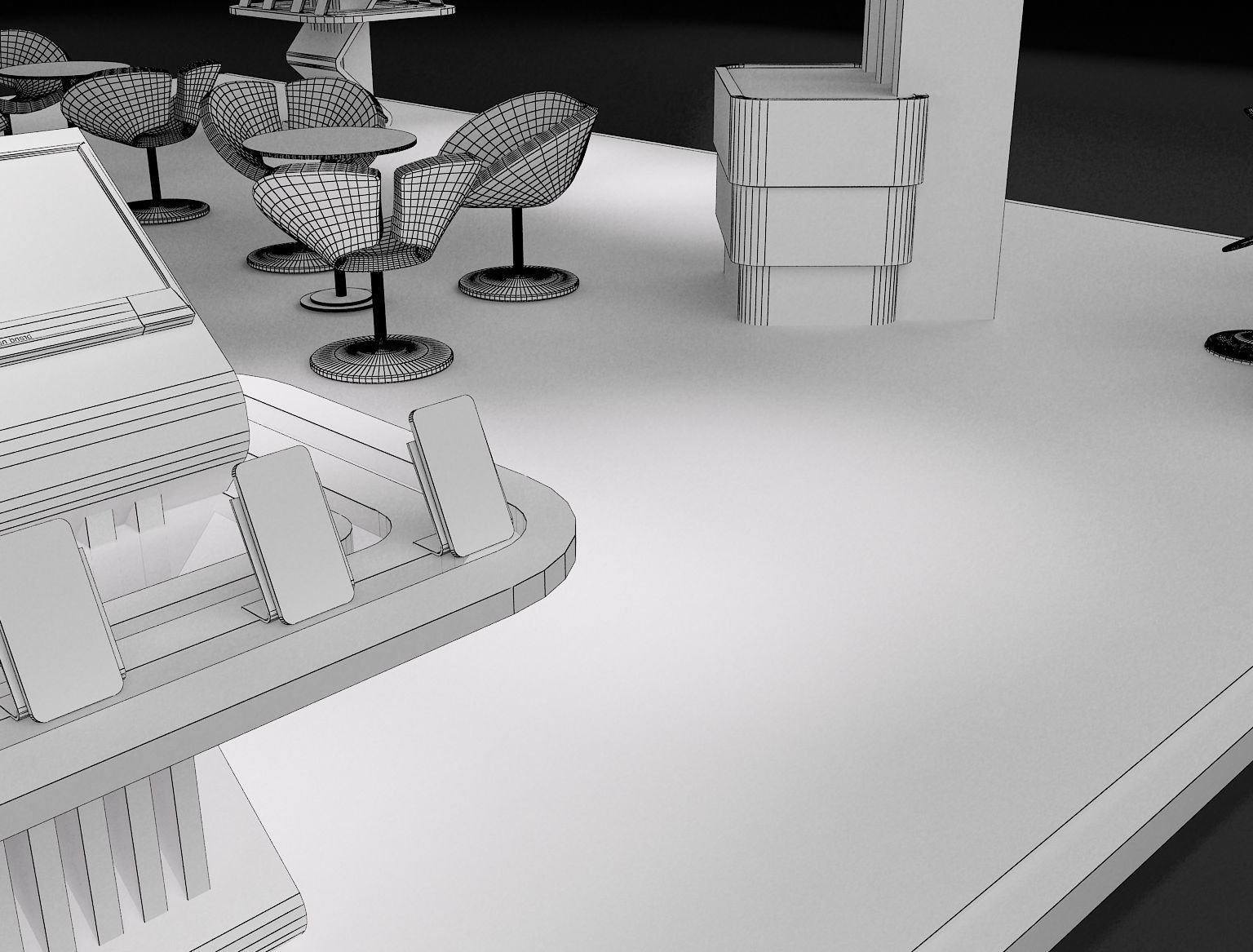 Booth Exhibition Stand a301 3D model_15