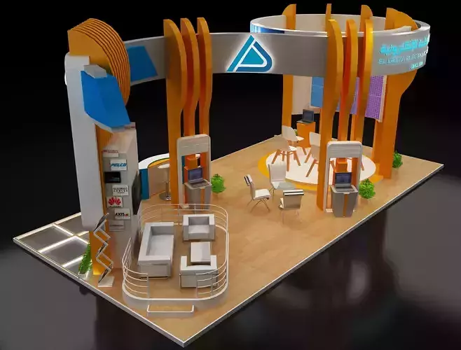  Booth Exhibition Stand a308 