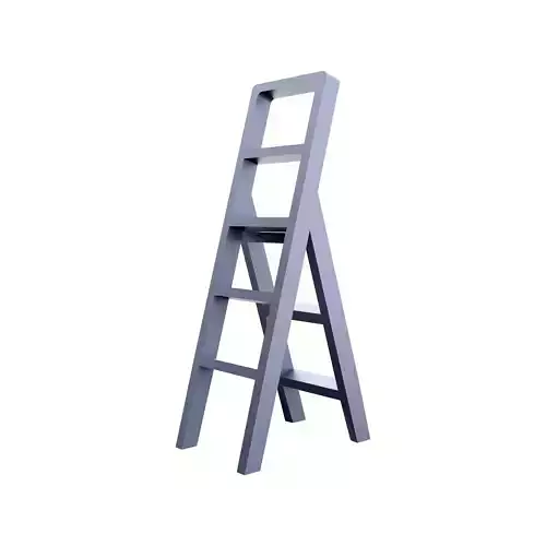  Folding ladder cartoon icon