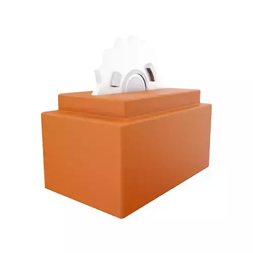 Circular saw blade cartoon icon