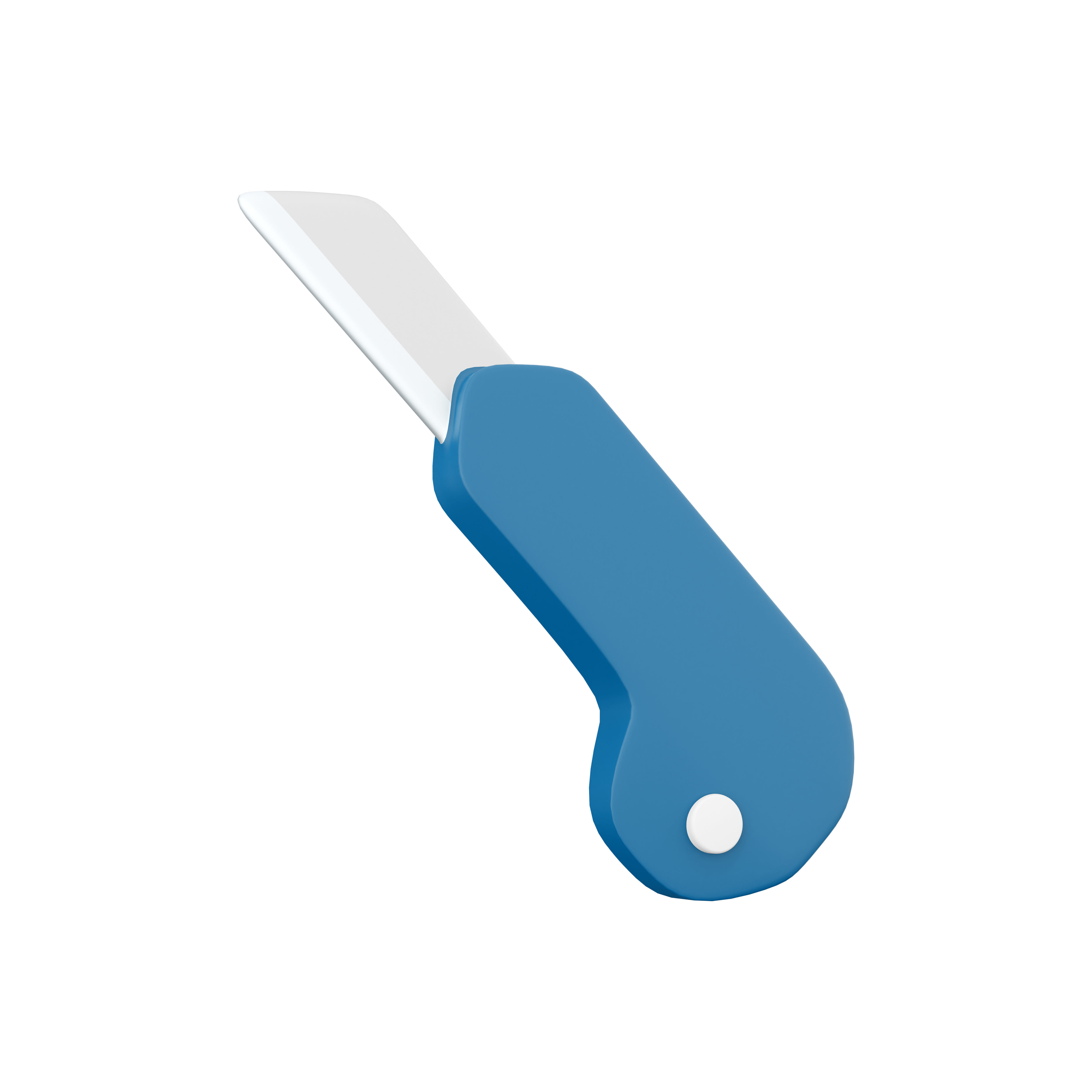 Paper cutter cartoon icon 3D model_3
