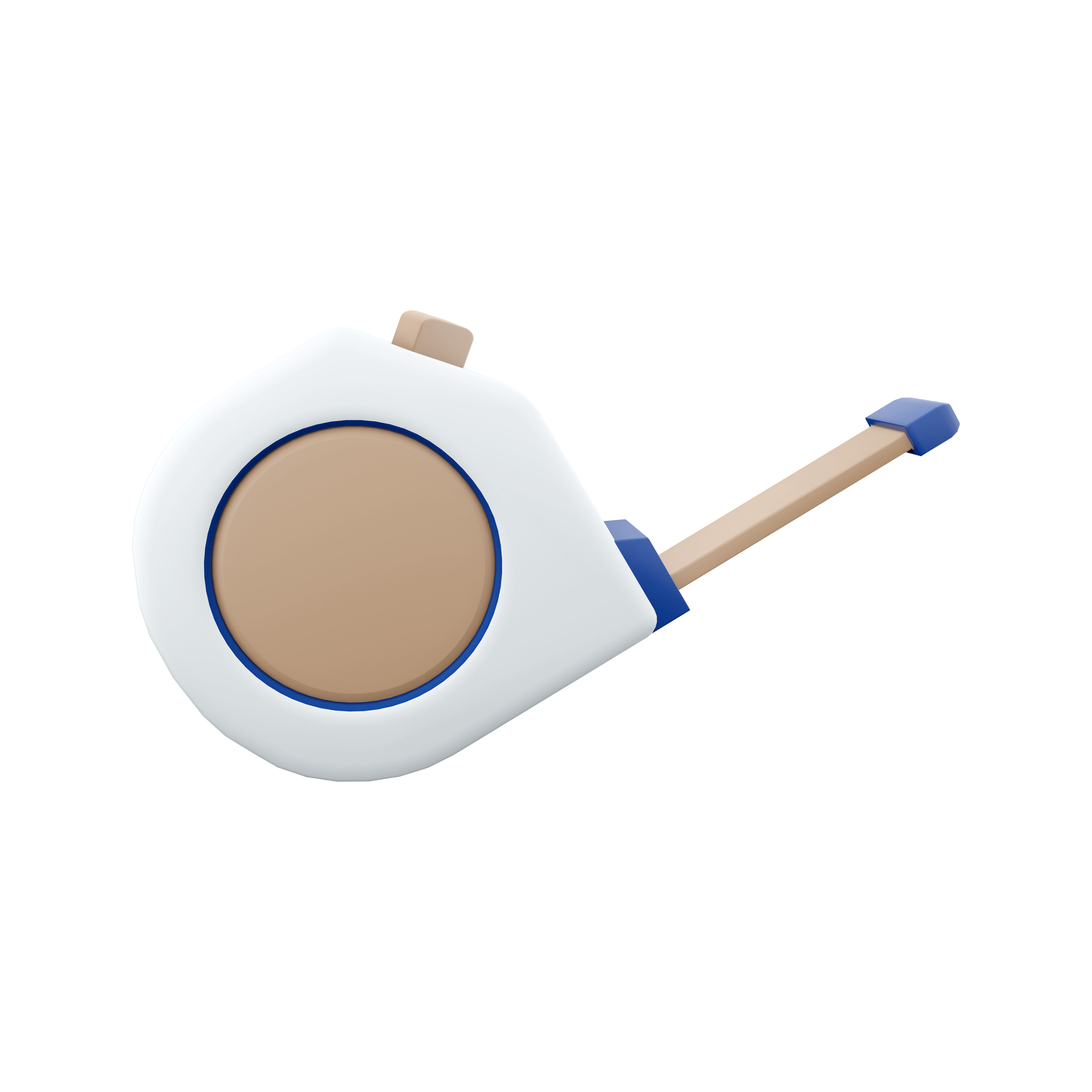 3d tape measure cartoon icon 3D model_5
