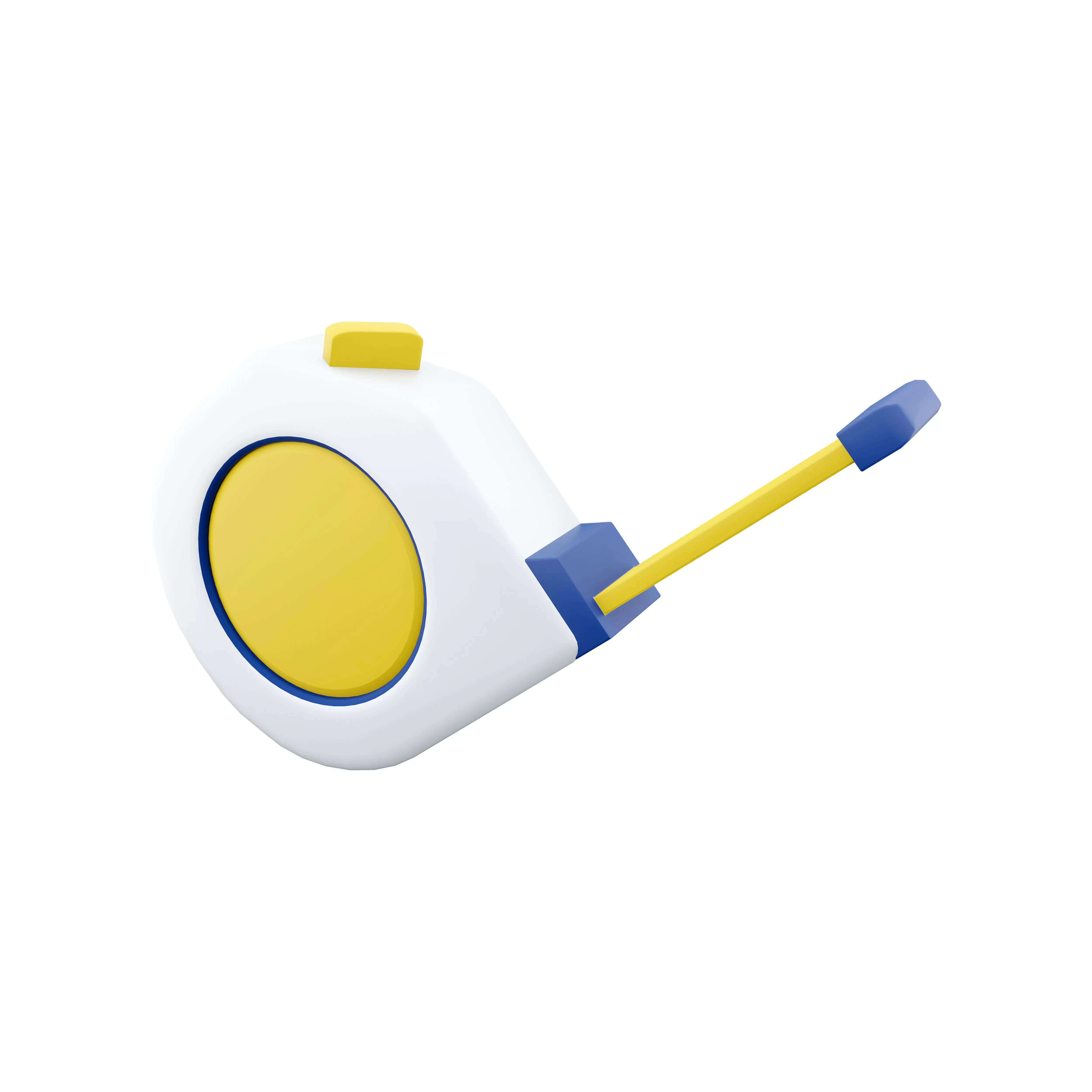 3d tape measure cartoon icon 3D model_0