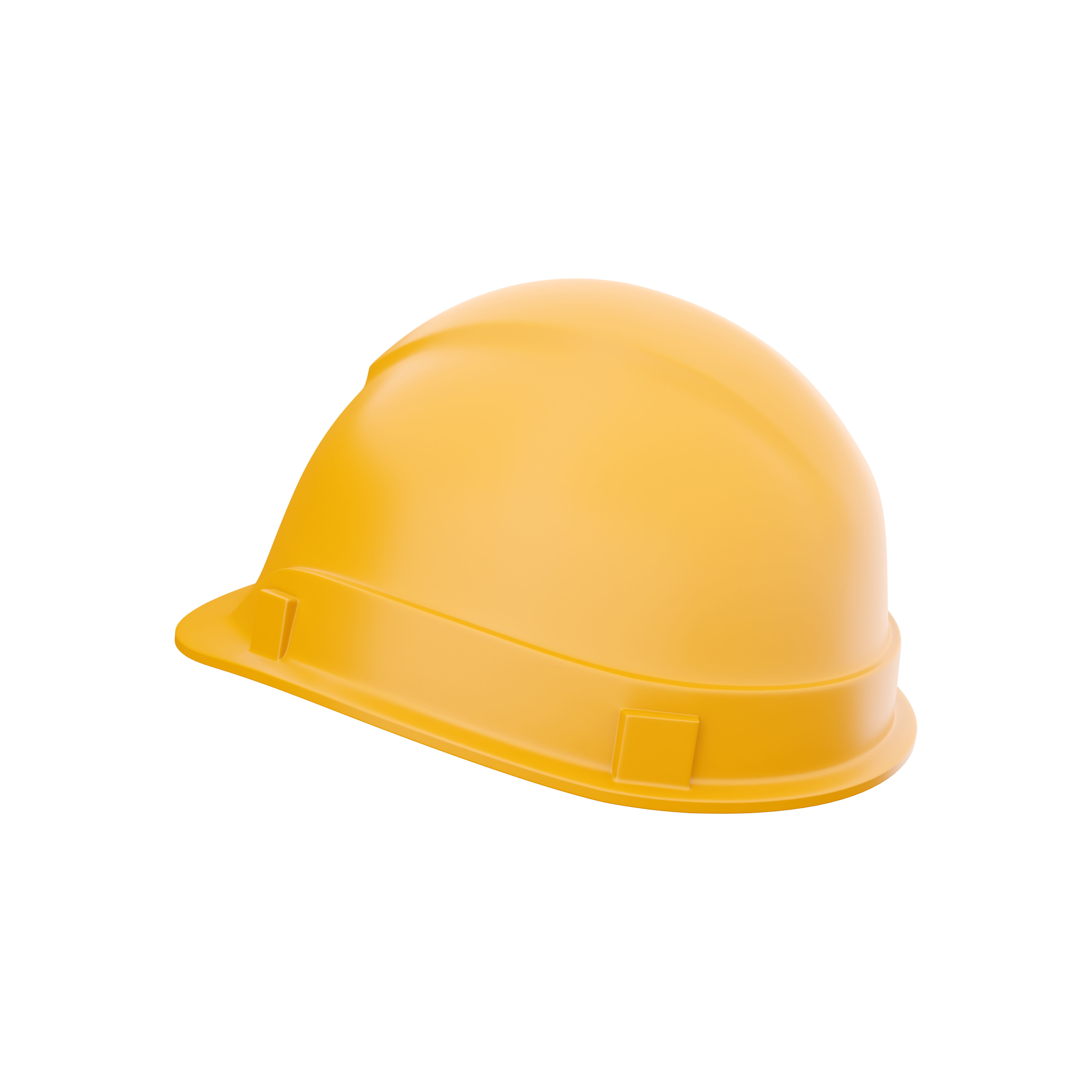  hard hat cartoon icon 3D model_1