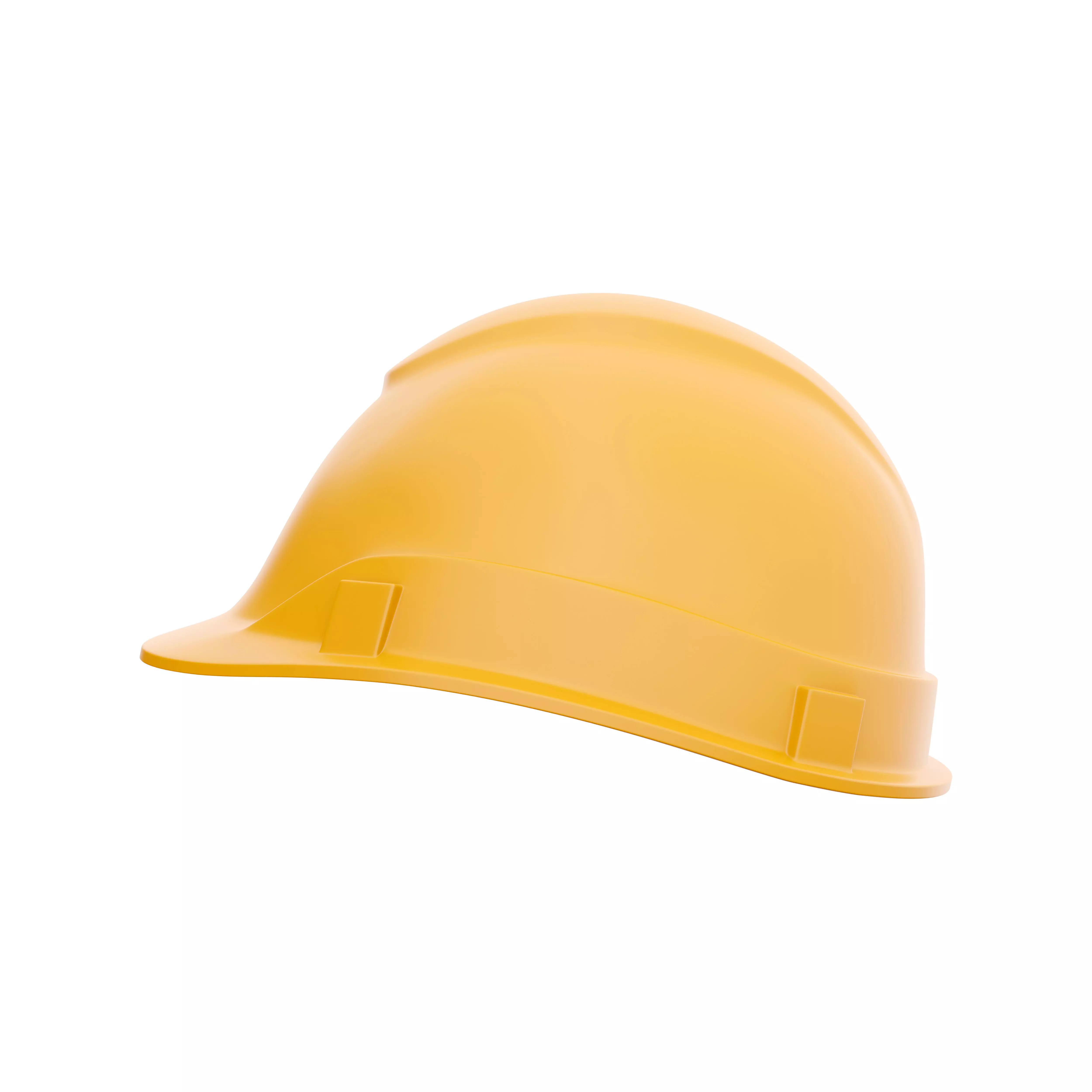  hard hat cartoon icon 3D model_0
