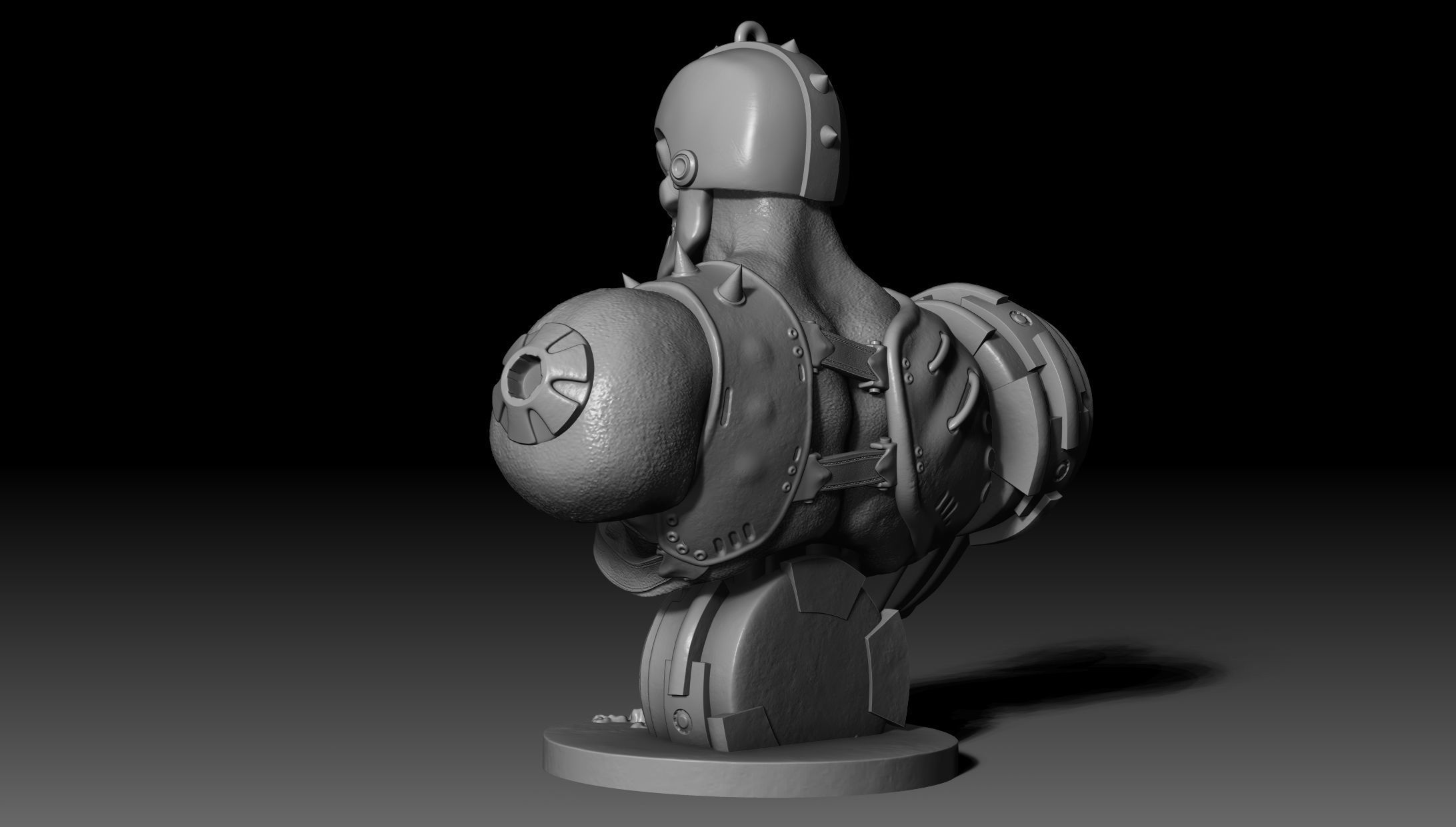 Trap Jaw Bust Motu 3D print model_12