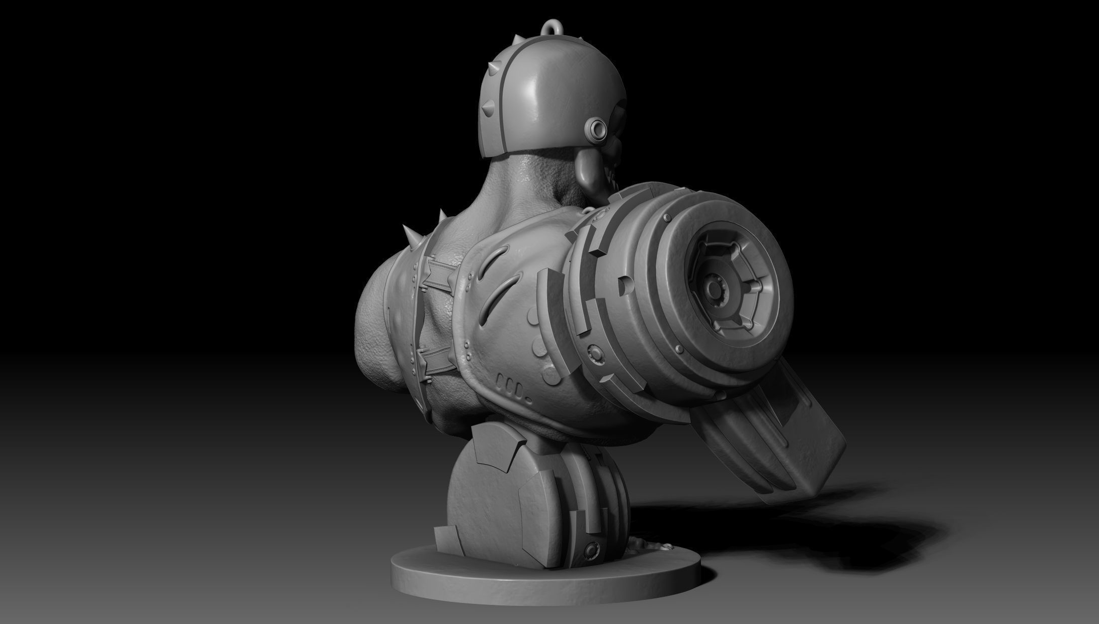 Trap Jaw Bust Motu 3D print model_8