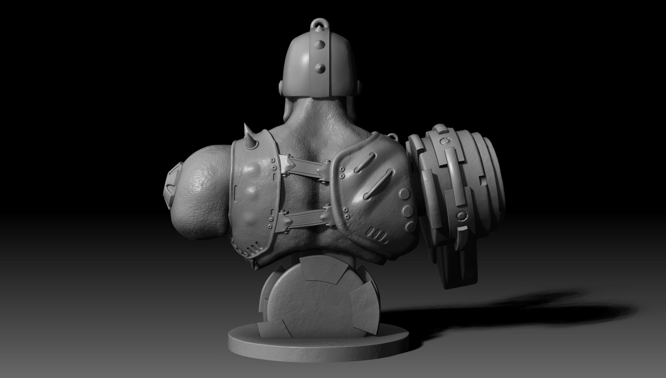 Trap Jaw Bust Motu 3D print model_4