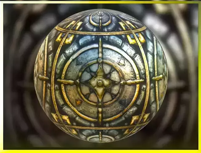 PBR Medieval Seamless Realistic Material SBSAR 4k Texture 39