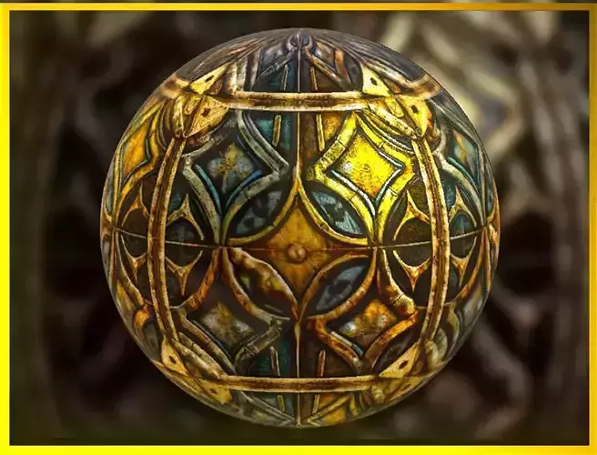 PBR Medieval Seamless Realistic Material SBSAR 4k Texture 25