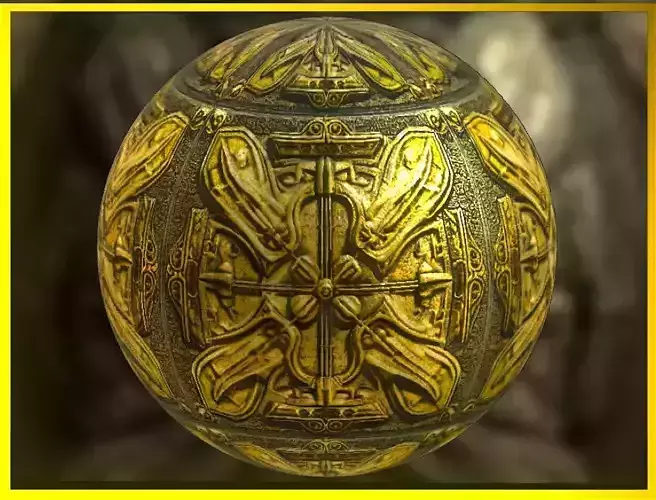 PBR Medieval Seamless Realistic Material SBSAR 4k Texture 09