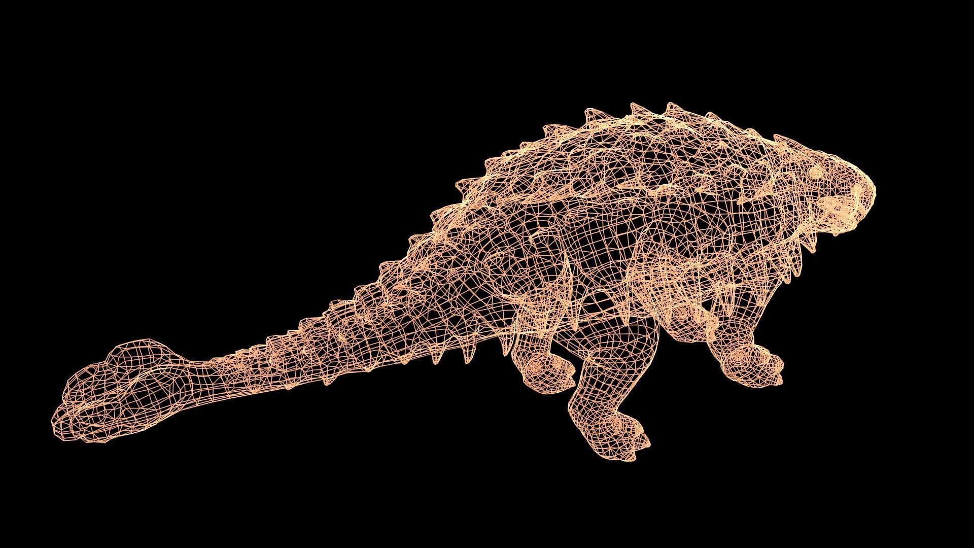 24 Dinosaur Models pack Low-Poly 3D model 3D Model Collection_27