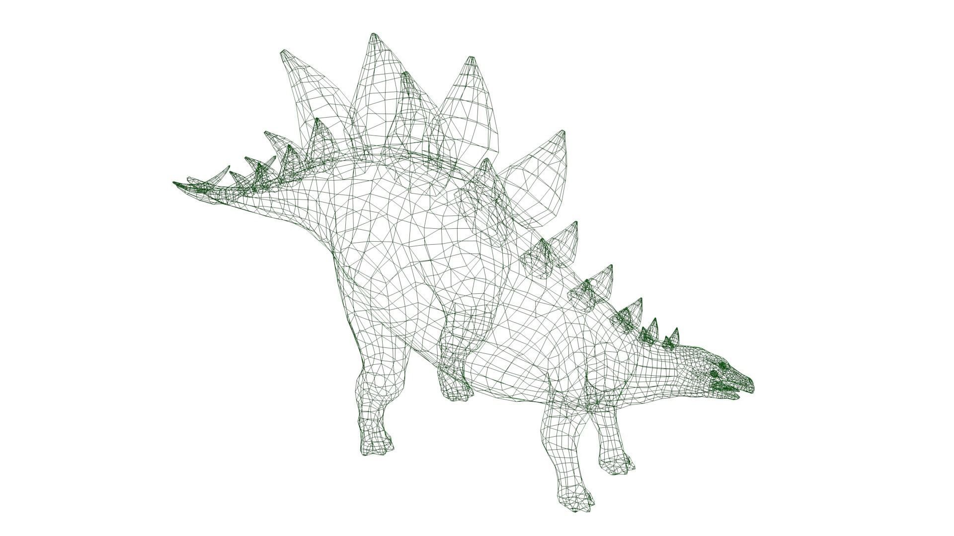 24 Dinosaur Models pack Low-Poly 3D model 3D Model Collection_49