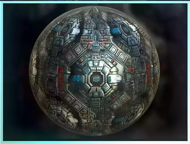 PBR Sci-Fi Seamless Realistic Material SBSAR 4k Texture 049