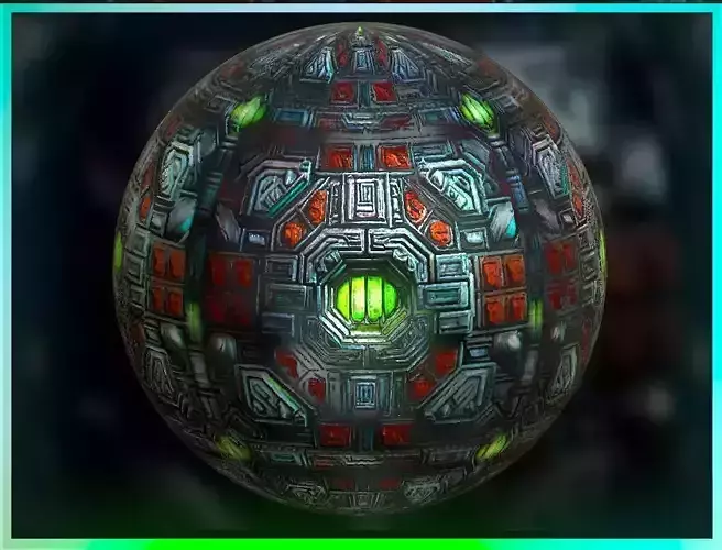 PBR Sci-Fi Seamless Realistic Material SBSAR 4k Texture 044