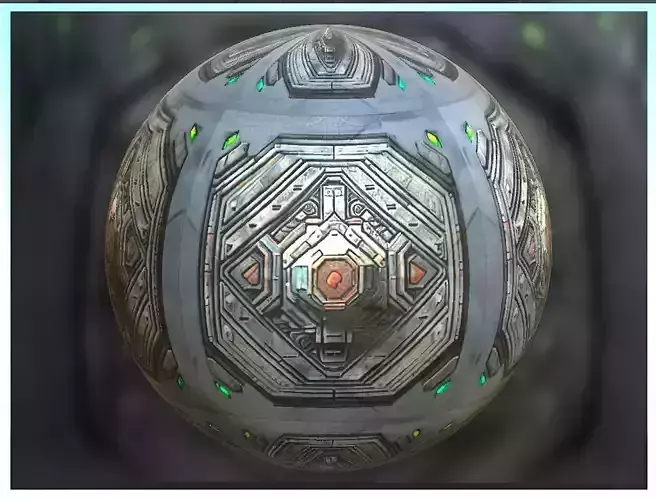 PBR Sci-Fi Seamless Realistic Material SBSAR 4k Texture 042