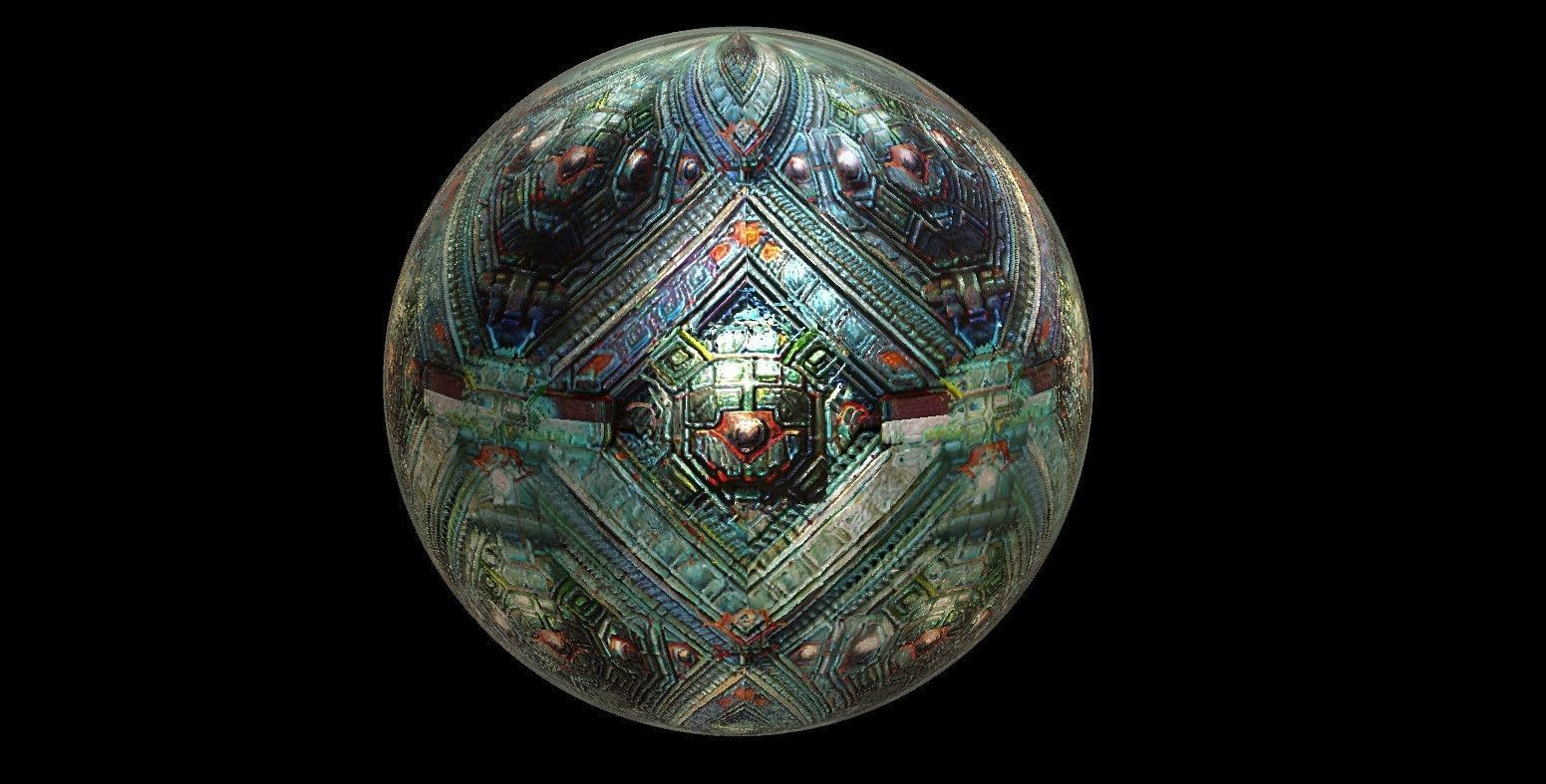 PBR Sci-Fi Seamless Realistic Material SBSAR 4k Texture 038 Texture_1