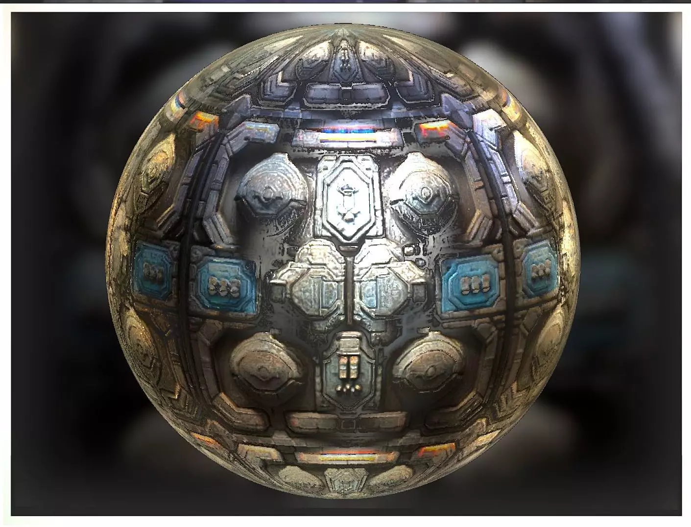 PBR Sci-Fi Seamless Realistic Material SBSAR 4k Texture 034 Texture_0