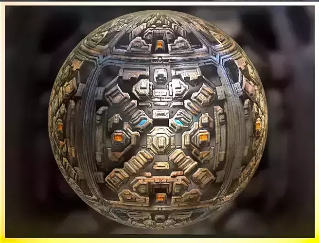 PBR Sci-Fi Seamless Realistic Material SBSAR 4k Texture 030