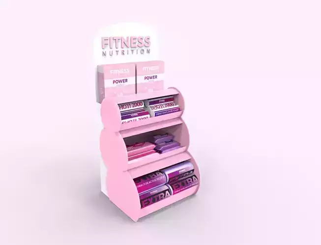 POS Plastic Display for fitness products 