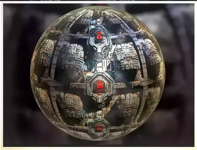 PBR Sci-Fi Seamless Realistic Material SBSAR 4k Texture 028