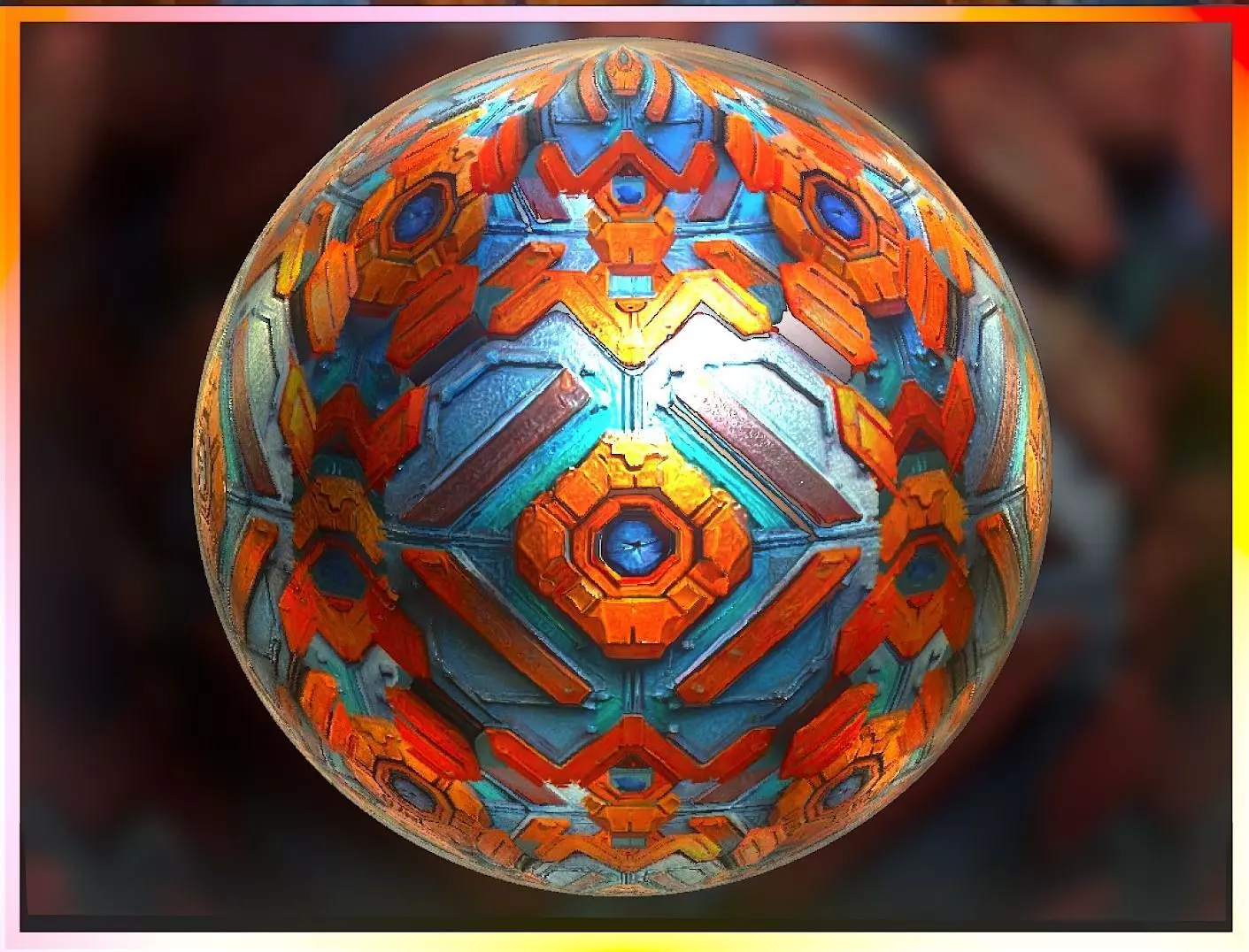 PBR Sci-Fi Seamless Realistic Material SBSAR 4k Texture 026 Texture_0