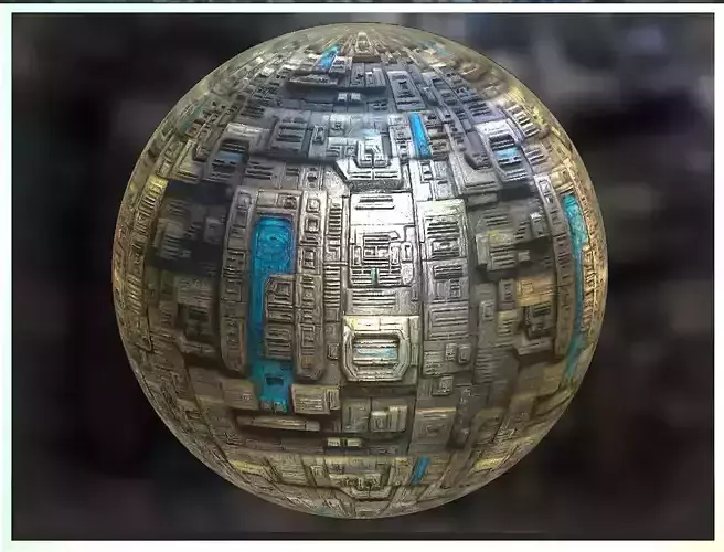 PBR Sci-Fi Seamless Realistic Material SBSAR 4k Texture 024