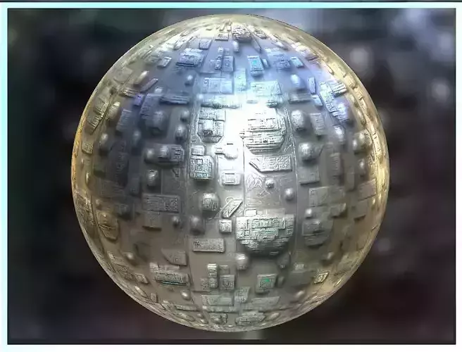 PBR Sci-Fi Seamless Realistic Material SBSAR 4k Texture 020