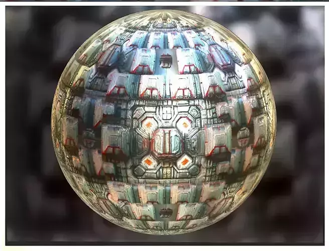 PBR Sci-Fi Seamless Realistic Material SBSAR 4k Texture 019