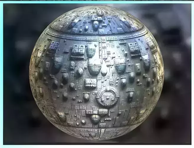 PBR Sci-Fi Seamless Realistic Material SBSAR 4k Texture 017