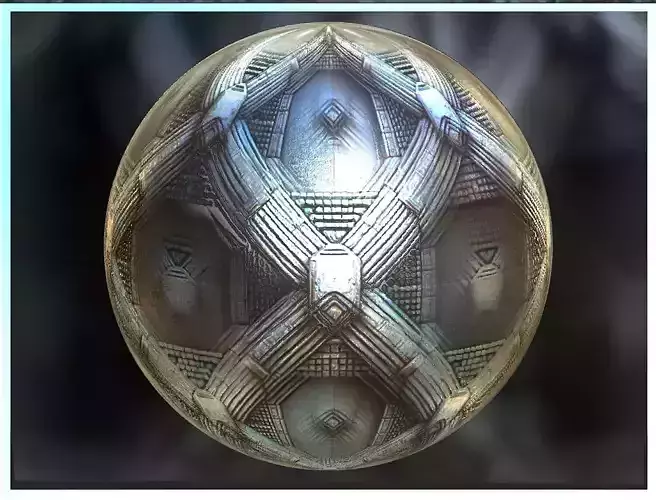 PBR Sci-Fi Seamless Realistic Material SBSAR 4k Texture 014