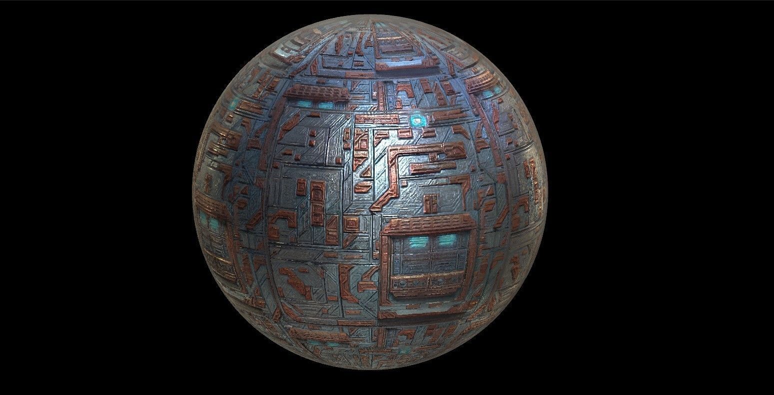PBR Sci-Fi Seamless Realistic Material SBSAR 4k Texture 013 Texture_1