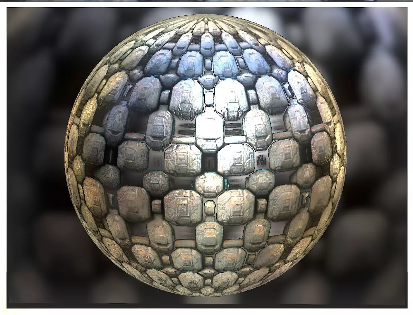PBR Sci-Fi Seamless Realistic Material SBSAR 4k Texture 012 Texture_0