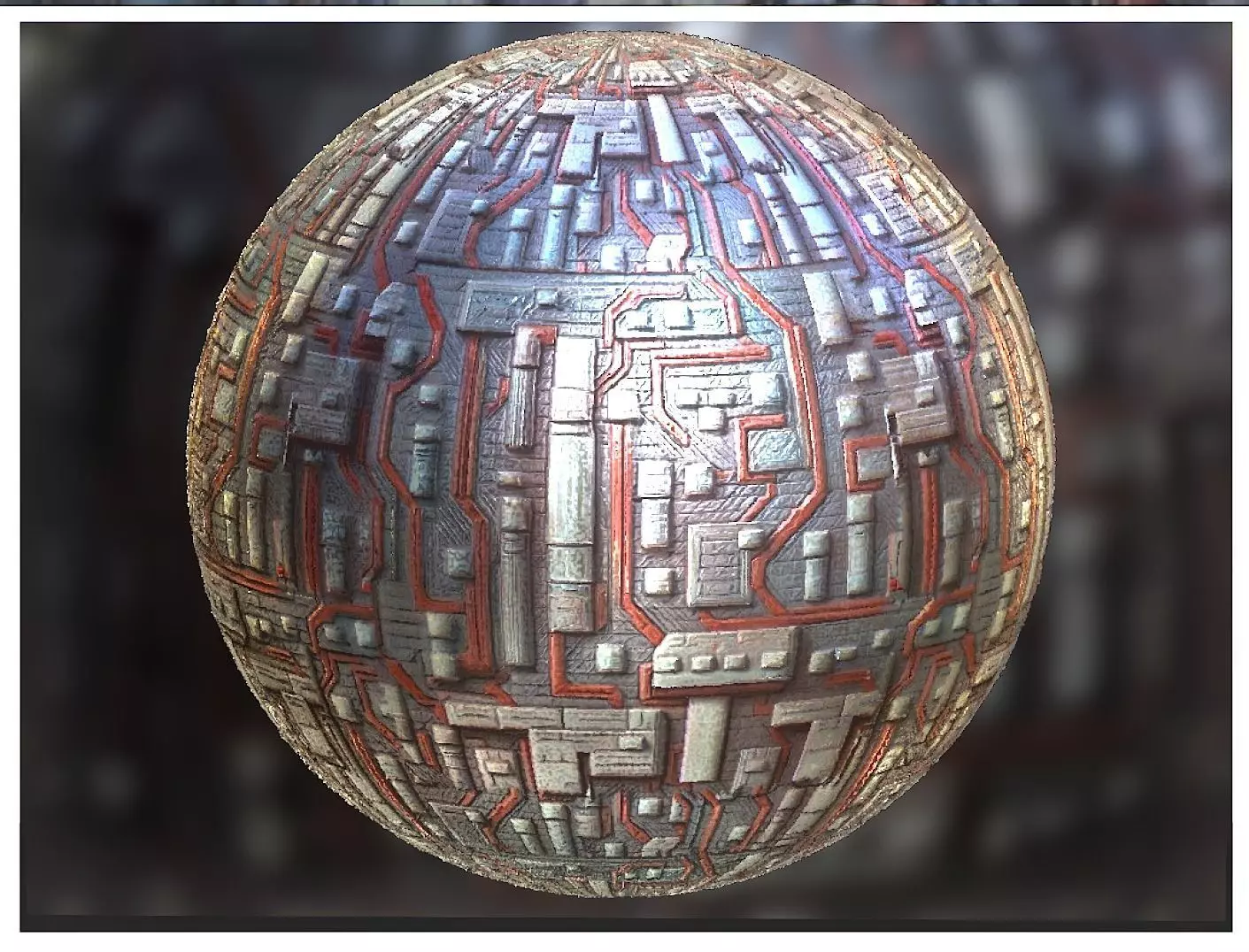 PBR Sci-Fi Seamless Realistic Material SBSAR 4k Texture 06 Texture_0