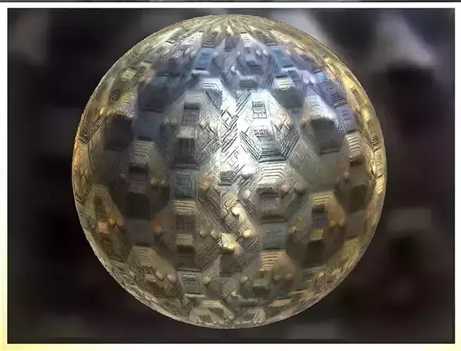 PBR Sci-Fi Seamless Realistic Material SBSAR 4k Texture 05