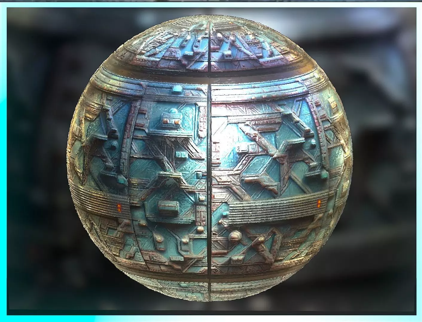 PBR Sci-Fi Seamless Realistic Material SBSAR 4k Texture 02 Texture_0