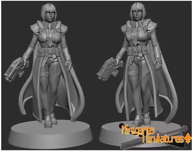Makima inquisitor anime figurine 3D print model
