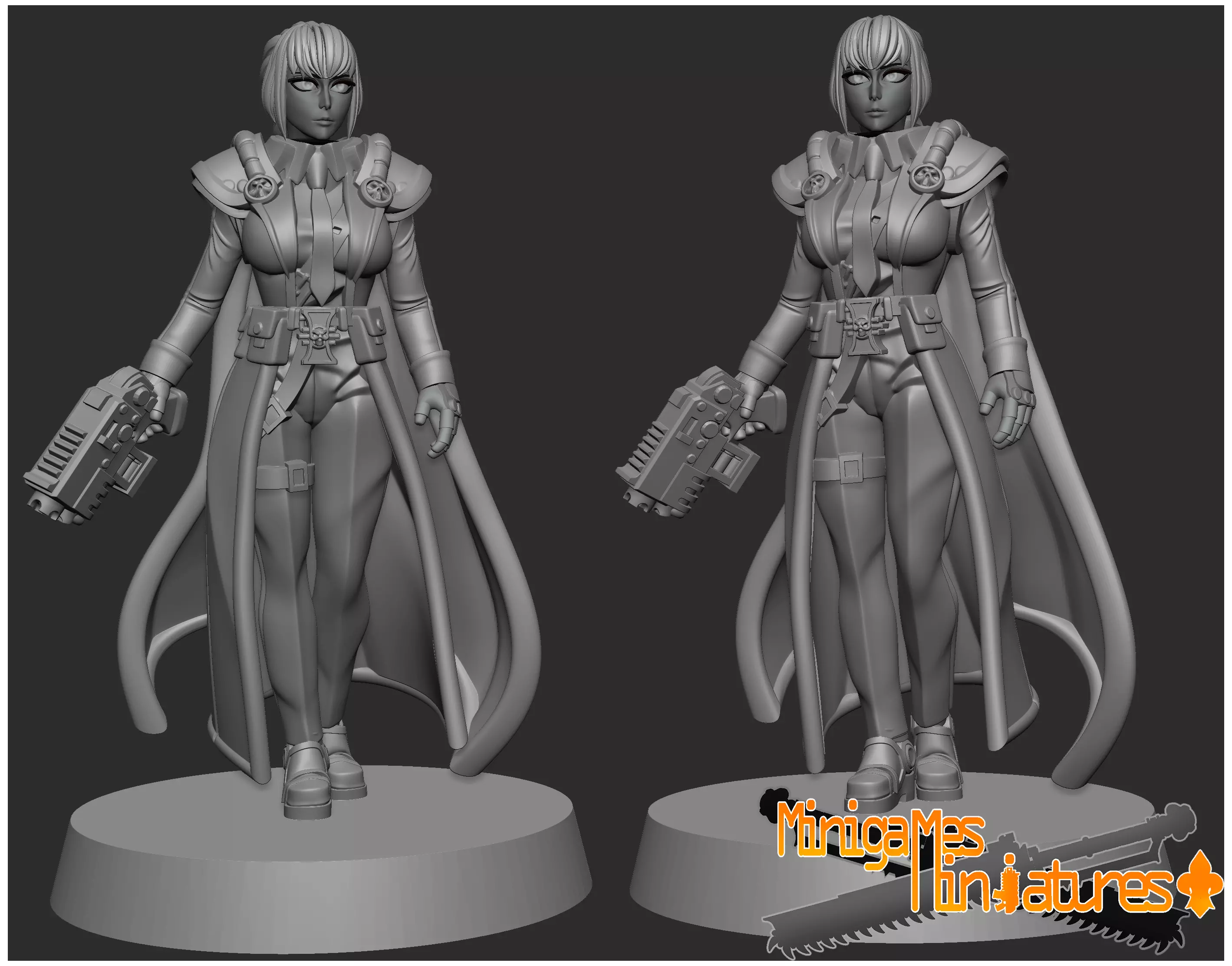 Makima inquisitor anime figurine 3D print model_0